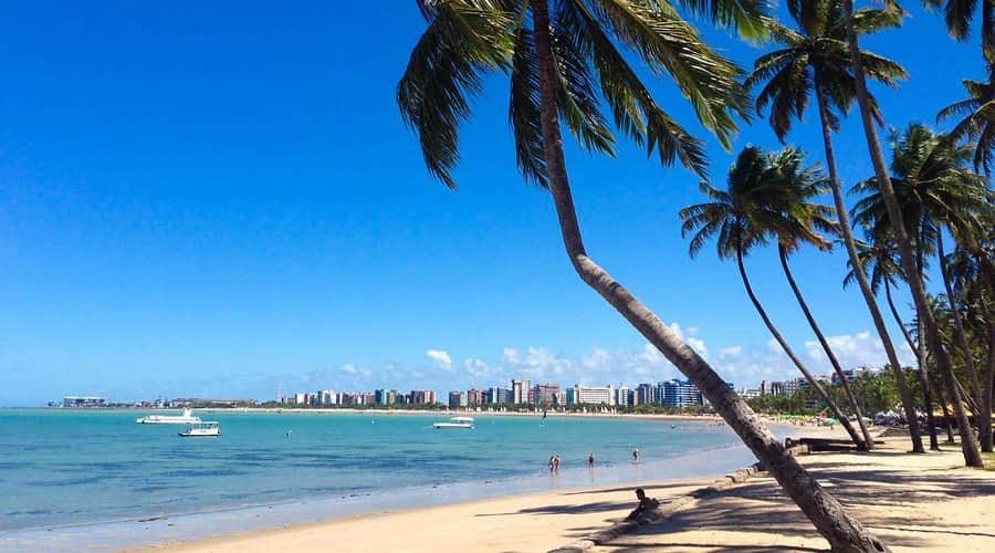 Paisagem de Maceió, destino desta oferta com saída de Porto Velho